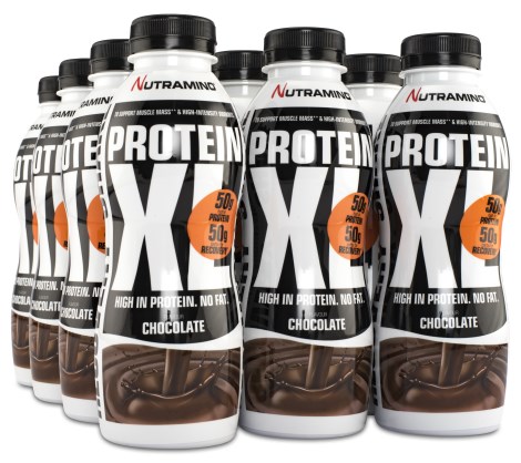 Miniatyrbild Nutramino Protein XL Shake, Chocolate, 12-pack