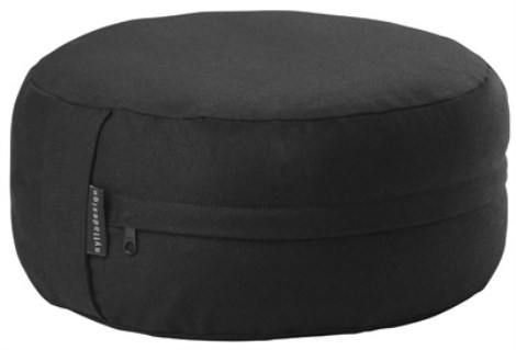 Miniatyrbild Nyttadesign Meditationskudde Zafu Rund med fodral EKO, Svart