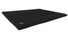 Miniatyrbild Nyttadesign Zabuton mjuk meditationsmatta, Svart / Svart
