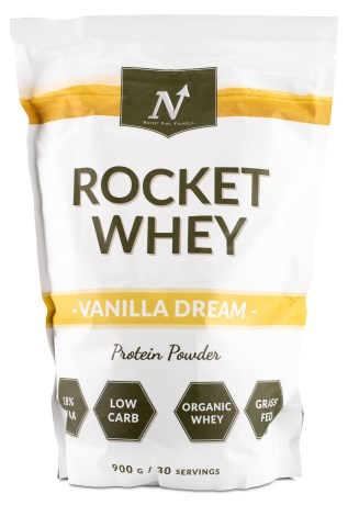 Miniatyrbild Nyttoteket Rocket Whey, Vanilla Dream, 900 g