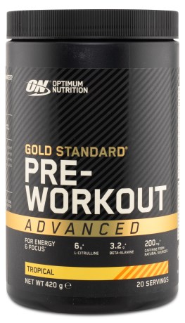 Miniatyrbild Optimum Gold Standard PWO Advanced, 420 g, Fruit Punch 