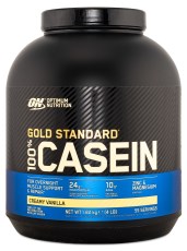 Miniatyrbild Optimum Nutrition 100% Casein, Creamy Vanilla, 1818 g