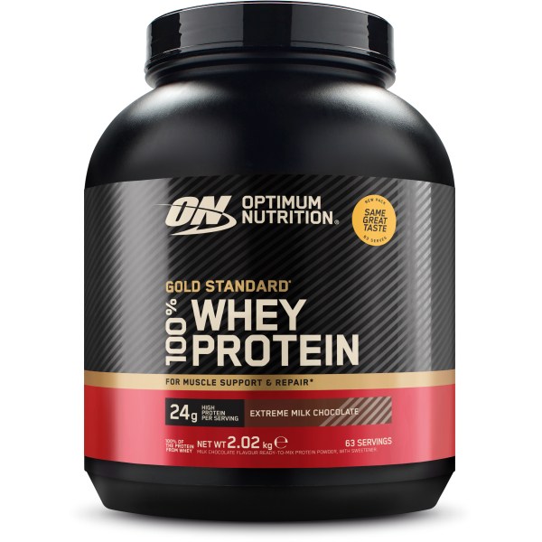 Optimum Nutrition 100% Whey Gold Standard, , 2 kg | Träningstillskott - Proteinpulver - Vassleprotein | Gymkraft