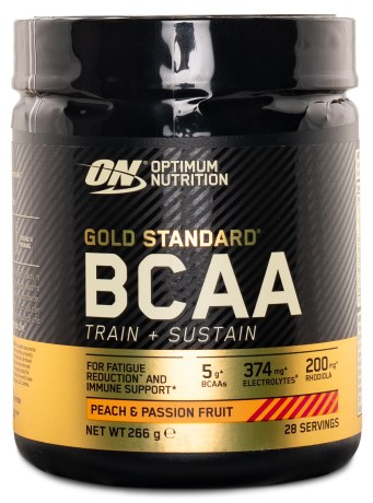 Miniatyrbild Optimum Nutrition Gold Standard BCAA, Peach & Passionfruit, 266 g