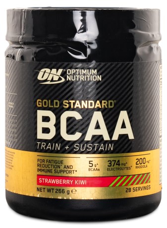 Miniatyrbild Optimum Nutrition Gold Standard BCAA, Strawberry Kiwi, 266 g