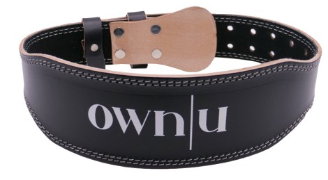 Miniatyrbild OWNU Vegan Leather Lifting Belt, Black