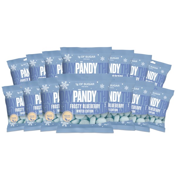 Pändy Candy, Frosty Blueberry Winter Edition, 14-pack