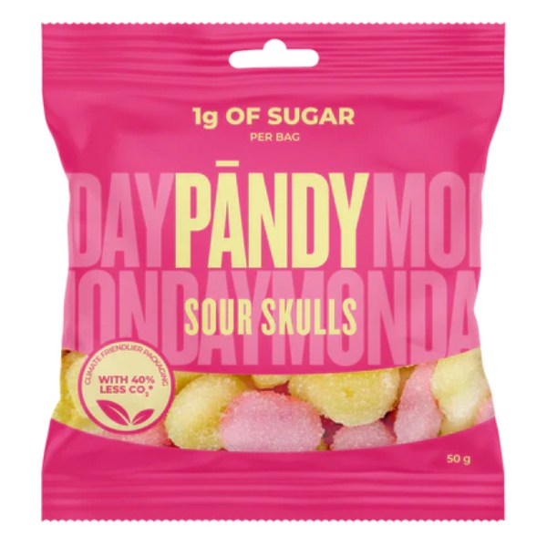 Pändy Candy, Sour Skulls, 50 g | Livsmedel - Godis & Snacks - Godis | Gymkraft