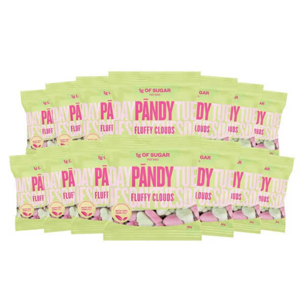 Pändy Candy, Fluffy Clouds, 14-pack | Livsmedel - Godis & Snacks - Godis | Gymkraft
