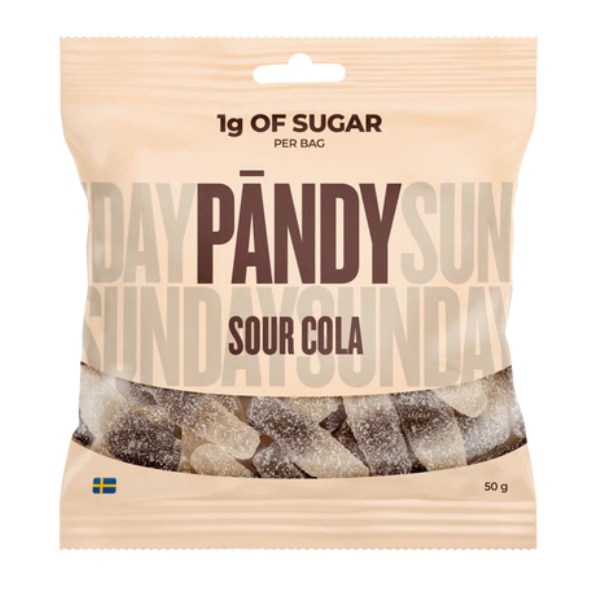 Pändy Candy, Sour Cola, 50 g | Livsmedel - Godis & Snacks - Godis | Gymkraft