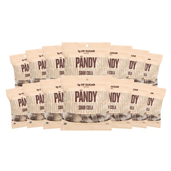 Pändy Candy, Sour Cola, 14-pack | Livsmedel - Godis & Snacks - Godis | Gymkraft