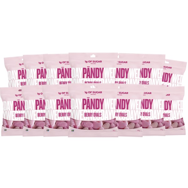 Pändy Candy, Berry Ovals, 14-pack | Livsmedel - Godis & Snacks - Godis | Gymkraft