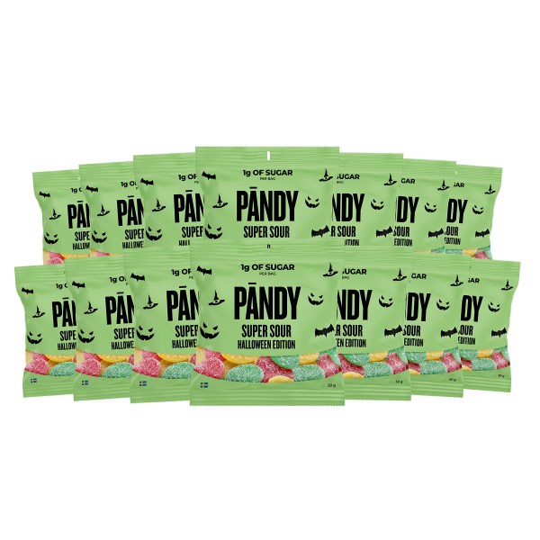 Pändy Candy, Super Sour Halloween Edition, 14-pack
