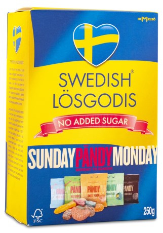 Miniatyrbild P�ndy x Swedish L�sgodis, 250 g