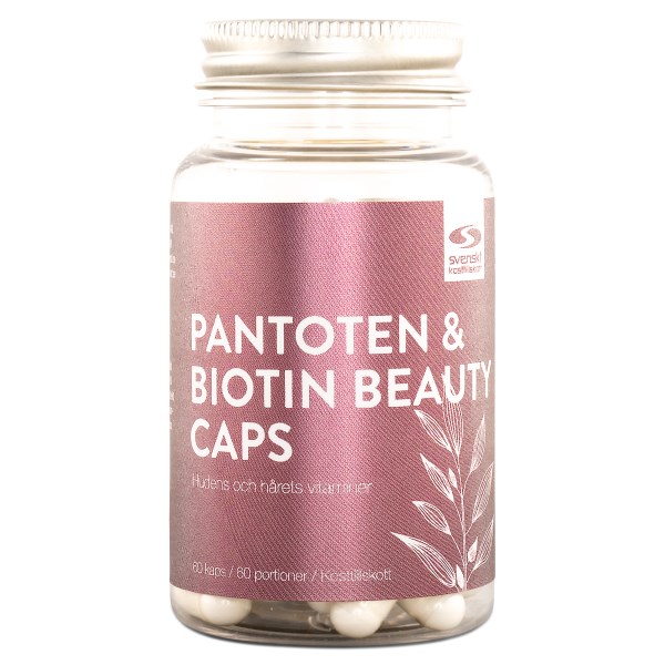 Pantoten &amp;amp; Biotin Beauty Caps 60 kaps