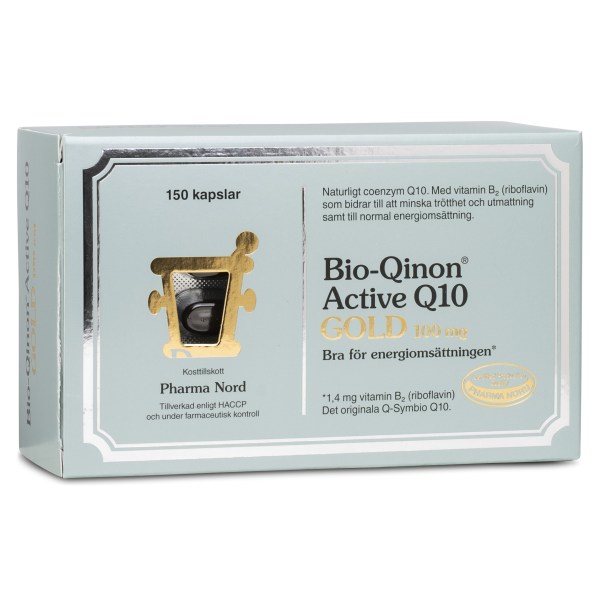 Pharma Nord Bio-Qinon Active Q10 Gold , 150 kaps | Hälsa - Hjärta | Gymkraft