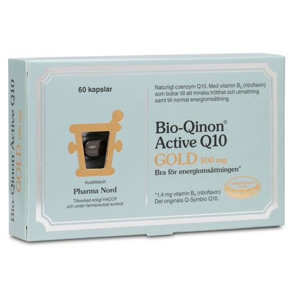 Pharma Nord Bio-Qinon Active Q10 Gold , 60 kaps | Hälsa - Hjärta | Gymkraft