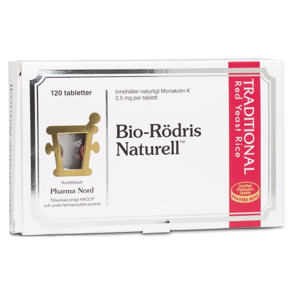 Pharma Nord Bio-Rödris Naturell, 120 tabl | Hälsa - Hjärta | Gymkraft
