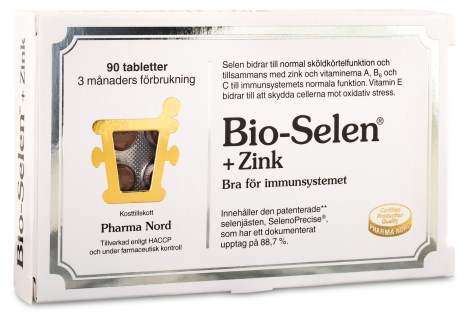 Miniatyrbild Pharma Nord Bio-Selen+Zink, 90 tabl