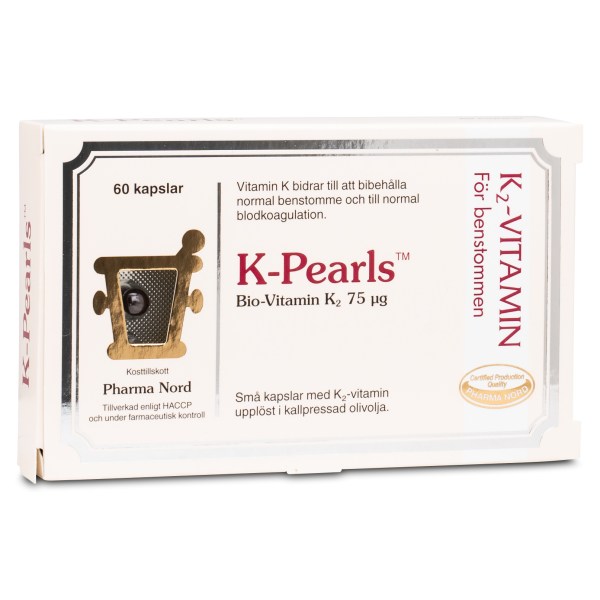 Pharma Nord K-Pearls, 60 kaps | Vitamin & Mineraltillskott - Vitaminer - K-vitamin | Gymkraft