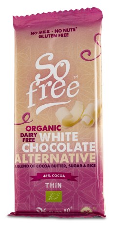 Miniatyrbild Plamil So Free Vegansk Choklad, White Chocolate, 80 g