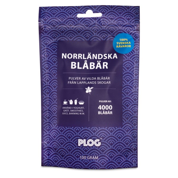 PLOG Norrländska Blåbär 100 g