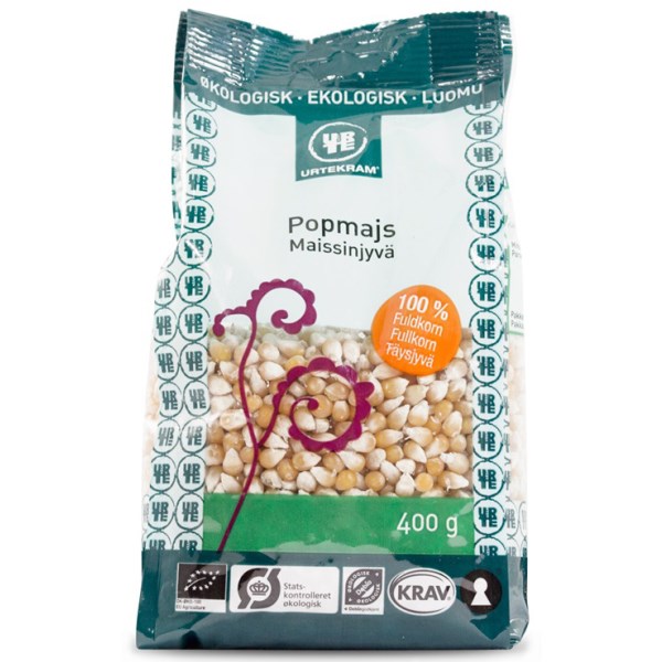 Urtekram Popcorn EKO 400 g