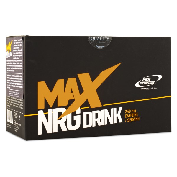 Pro Nutrition Max NRG, NRG-flavour, 25 pack
