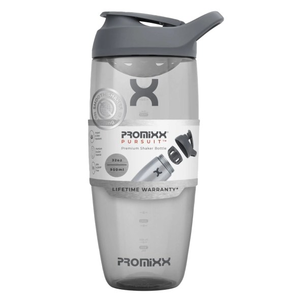 Promixx Pursuit Shaker, 950 ml, Graphite Grey | Träning & Tillbehör - Shakers, Vattenflaskor & Dosett | Gymkraft