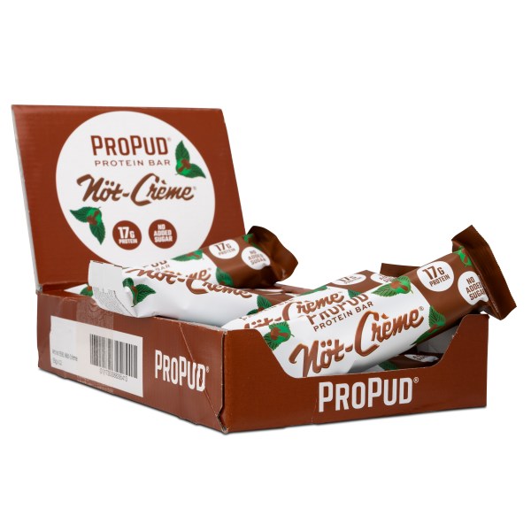 ProPud Protein Bar, Nöt Creme, 12-pack | Träningstillskott - Efter Träning - Proteinbars | Gymkraft
