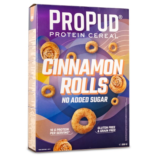 ProPud Protein Cereal, Cinnamon Rolls, 200 g