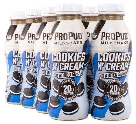 Miniatyrbild ProPud Protein Milkshake, Cookie & Cream, 8-pack