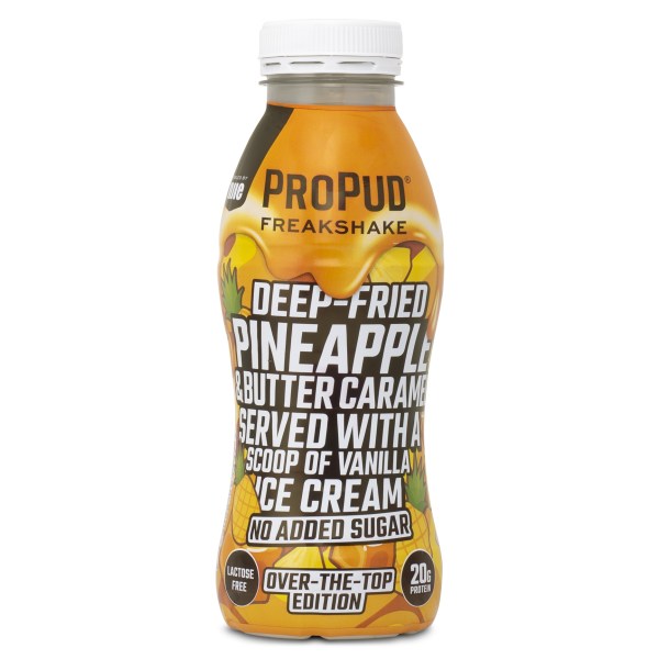 ProPud Protein Milkshake, Caramelized Pineapple, 330 ml | Träningstillskott - Efter Träning - Färdiga proteinshakes | Gymkraft