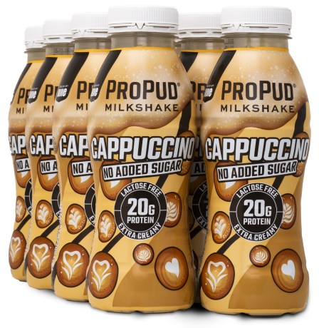 Miniatyrbild ProPud Protein Milkshake, Cappuccino, 8-pack