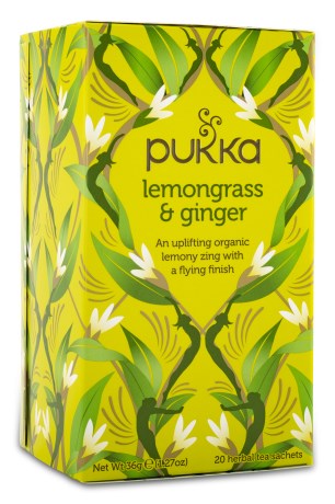 Miniatyrbild Pukka Te Lemongrass & Ginger, 20 p�sar