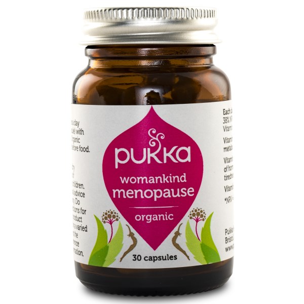 Köp Pukka Womankind Menopause hos Svenskt Kosttillskott