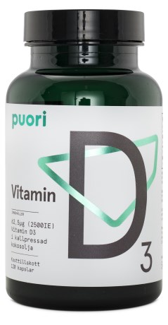Miniatyrbild Puori Vitamin D3, 120 kaps