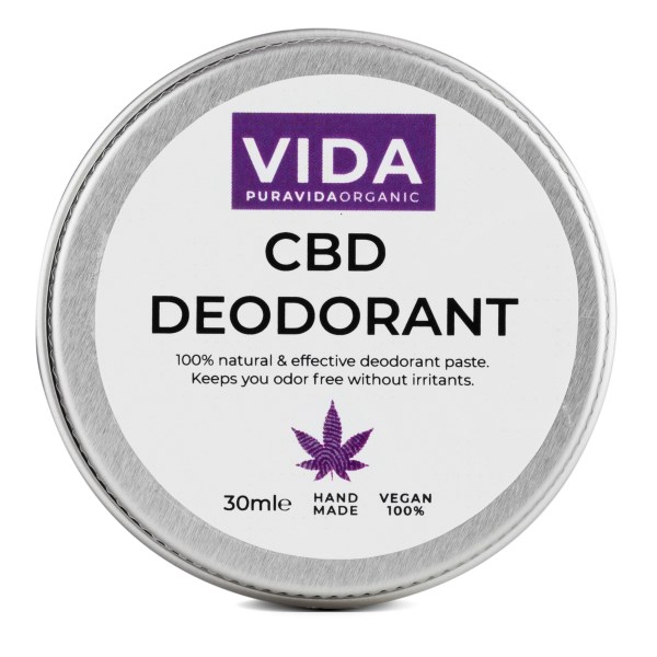 Pura Vida CBD Cream Deodorant, 30 ml
