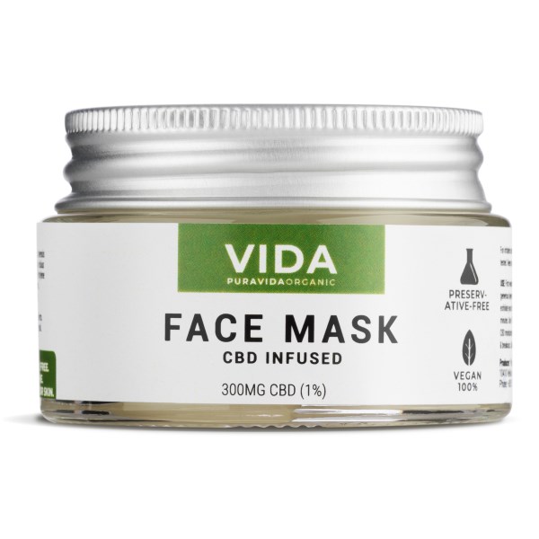 Pura Vida CBD Face Mask, 30 ml