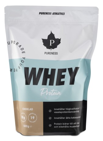 Miniatyrbild Pureness Athletics Whey Protein, Choklad, 500 g