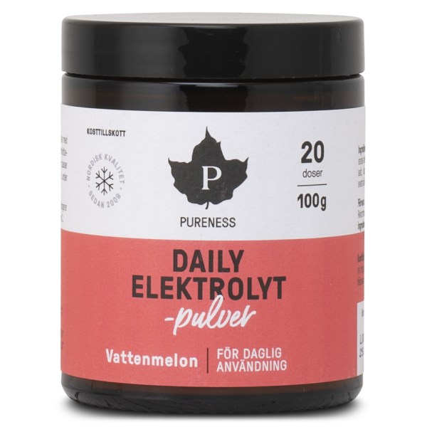 Pureness Daily Elektrolytpulver, Vattenmelon, 100 g