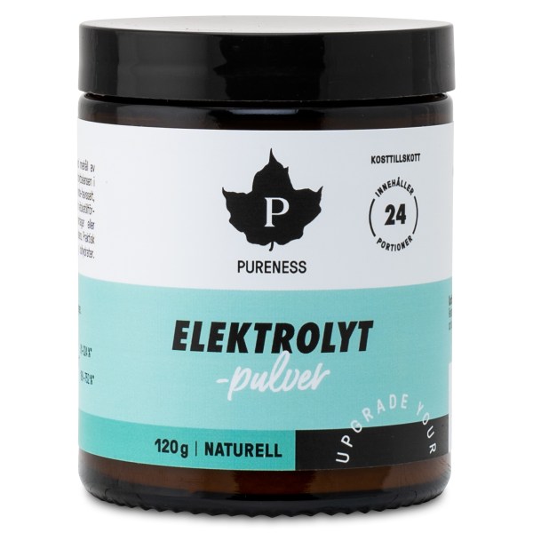 Pureness Elektrolytpulver, Naturell, 120 g | Träningstillskott - Under Träning - Vätskeersättning | Gymkraft