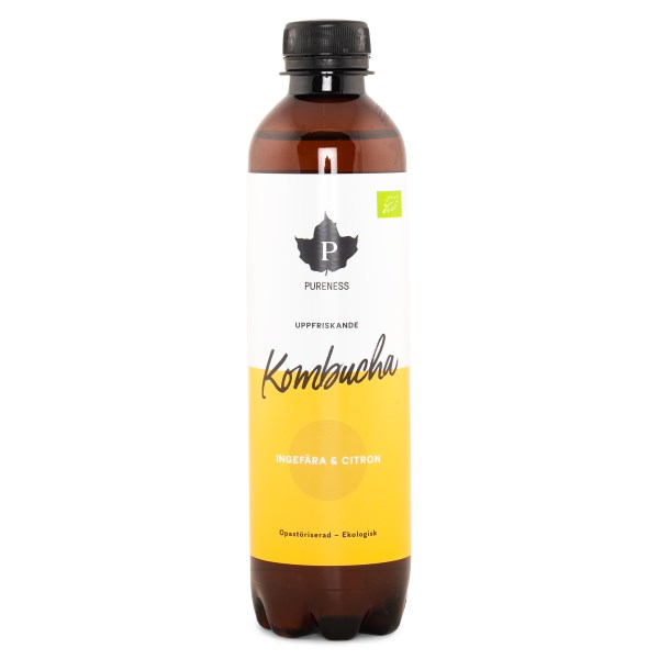 Pureness Kombucha Eko Ingefära & Citron 370 ml