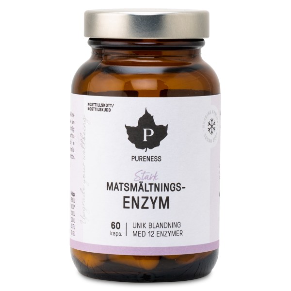 Pureness Matsmältningsenzym, 60 kaps | Hälsa - Mage & Tarm - Matsmältning & Enzymer | Gymkraft