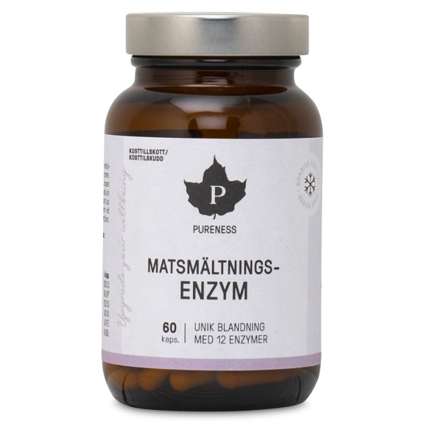 Pureness Matsmältningsenzym, 60 kaps | Hälsa - Mage & Tarm - Matsmältning & Enzymer | Gymkraft