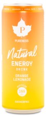 Miniatyrbild Pureness Natural Energy Drink, Orange Lemonade, 330 ml