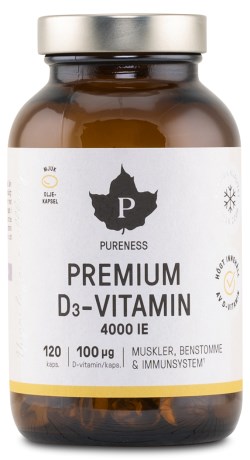 Miniatyrbild Pureness Premium D-Vitamin, 120 kaps