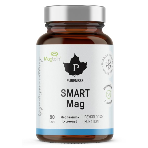 Pureness Smart Mag, 90 kaps | Vitamin & Mineraltillskott - Mineraler - Magnesium | Gymkraft
