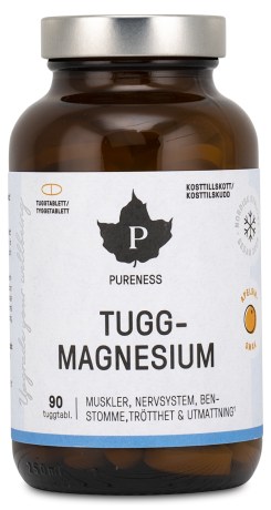 Miniatyrbild Pureness Tuggmagnesium, Apelsin, 90 tabl