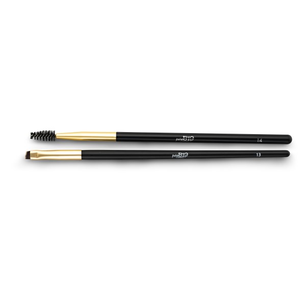 PuroBIO BrowMade Brushes nr 13+14 1 paket